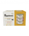 APPLAWS Chicken Selection Multipack kana omas mahlas kassidele 12x156 g