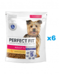 PERFECT FIT Adult 1+ kuiv t&auml;istoit t&auml;iskasvanud v&auml;ikestele t&otilde;ukoertele, mis sisaldab rohkelt kana 6x825 g.