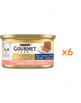 GOURMET Gold l&otilde;hega p&uuml;ree 6x85 g m&auml;rgtoit kassidele