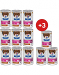 HILL'S Prescription Diet Canine Gastrointestinal Biome Digestive Care Stew kanaga ja porgandiga 9x354 g + 3 purki TASUTA!