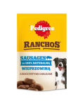 PEDIGREE Ranchos Sausages 100% sealiha 7x60 g looduslikud maiustused koertele