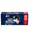FELIX Fantastic Maitsete Valik želees 44x85g veiseliha, kana, l&otilde;he ja tuunikala, m&auml;rg toit kassidele
