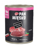 PAN MIĘSKO Sealiha koos partidega m&auml;rg toit kutsikatele 800 g