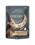 ENCORE Cat Chicken Breast with Brown Rice in Broth kanafilee pruunis riisis puljongis 70 g