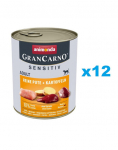 ANIMONDA Grancarno Sensitive kalkun kartuliga 12x800 g