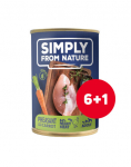 SIMPLY FROM NATURE Niiske koeratoit Fasan porgandiga 6 x 400 g + 1 tasuta