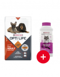 VERSELE-LAGA Opti Life Adult Digestion Mini v&auml;ikestele t&otilde;ugudele, kellel on tundlik seedetrakt 7,5 kg + tasuta v&auml;rskendaja