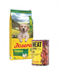 JOSERA YoungStar 12,5kg teraviljavaba kutsikatoit + Josera Meatlovers puhas veiseliha 800 g purk TASUTA