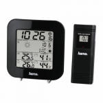 Hama EWS-200 must - Digitaalne ilmajaam ja termomeeter