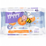 BELLA Baby Happy Calendula niisutatud tualettpaber hariliku saialillega lastele 42 tk