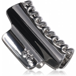 Sister's Aroma Metal Hair Clip Maxi juukseklamber v&auml;rv Silver 1 tk