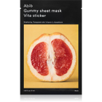 Abib Gummy Sheet Mask Vita Sticker Kirgastav n&auml;o lehtmask rahustavate efektidega 27 ml