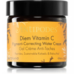 Antipodes Diem Vitamin C Pigment-Correcting Water Cream Kirgastav niisutaja vanuseplekkidele bakukiooliga 60 ml