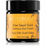 Antipodes Kiwi Seed Gold Luminous Eye Cream Helendav silmakreem kullaga 30 ml