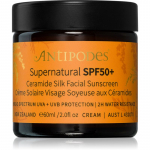 Antipodes Supernatural SPF50+ Ceramide Silk Facial Sunscreen Kaitsev n&auml;okreem keramiididega SPF 50+ 60 ml