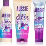 Aussie Oh My Gloss Gift Box Kinkekomplekt niisutamiseks ja s&auml;ra andmiseks