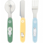 Badabulle Cutlery s&ouml;&ouml;giriistad lastele 12 m+ 3 tk