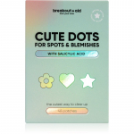 breakout + aid Cute Dots For Spots and Blemishes Kohalik akneravi salits&uuml;&uuml;lhappega 48 tk
