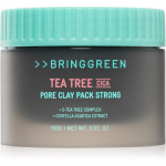 BRINGGREEN Tea Tree Cica Pore Clay Pack Strong Kreem-mask rasusele akne kalduvustega nahale 100 g