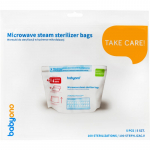BabyOno Take Care Microwave Steam Sterilizer Bags steriliseerimiskotid mikrolaineahjude jaoks 5 tk