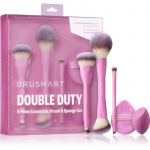 BrushArt Double Duty 5-Piece Essentials Brush & Sponge Set Pintslikomplekt