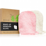 BrushArt Home Salon Make-up remover gloves Meigieemalduskinnas PINK, CREAM 2 tk