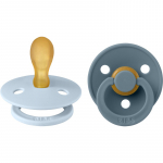 BIBS Colour Size 1: Symmetrical 0-6 months lutt Baby Blue / Petrol 2 tk