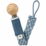 BIBS Paci Braid lutiklambrid Petrol / Baby Blue 1 tk