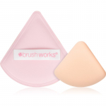 Brushworks Triangular Powder Puff Duo Meigik&auml;sn