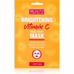 Beauty Formulas Vitamin C Kirgastav n&auml;o lehtmask C-vitamiiniga 1 tk