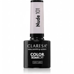 Claresa SoakOff UV/LED Color Nude Geelk&uuml;&uuml;nelakk varjund 101 5 g