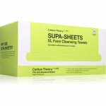 Carbon Theory Supa-Sheets XL Facial Cleansing Towels Puhastus- ja meigieemaldussalvr&auml;tikud 50 tk