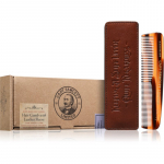 Captain Fawcett Accessories Hair Comb with Leather Case Habemekamm koos &uuml;mbrisega 1 tk