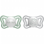 Chicco Physio Light Physio Forma Night lutt 16-36 m Green/Grey 2 tk