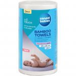 Canpol babies Bamboo Towels &uuml;hekordselt kasutatavad r&auml;tikud 0m+ 20x20 cm 120 tk