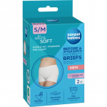 Canpol babies Maternity Briefs rasedusaegsed ja s&uuml;nnitusj&auml;rgsed alusp&uuml;ksid kaks-&uuml;hes suurus S/M 2 tk