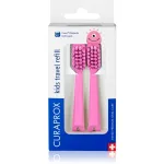 Curaprox Kids Travel refill Varuharjapead hambaharjale Pink 2 tk