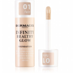 Dermacol Infinity Healthy Glow Vedel jumestuskreem SPF 10 varjund 01 Fair 20 g