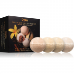Delia Cosmetics Fizzing Bath Bombs Winter Mix Kinkekomplekt vanni jaoks 4x100 g