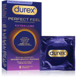 Durex Perfect Feel Extra Lubricated kondoomid 8 tk