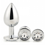 Dream Toys Gleaming Love Silver Plug Set anaaltappide komplekt Silver Plug Set