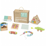 eliNeli Educational Box 19-24 m+ m&auml;nguasjade komplekt puidust