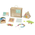 eliNeli Educational Box 19-24 m+ m&auml;nguasjade komplekt puidust
