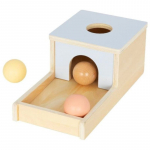 eliNeli Wooden Box With Balls aktiveeriv m&auml;nguasi puidust 1 tk