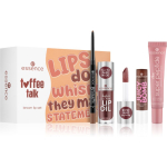 essence toffee talk brown lip set Kinkekomplekt huultele 01 Pout Au Chocolat