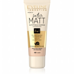 Eveline Cosmetics Satin Matt Matistav jumestuskreem teoekstraktiga varjund 101 Ivory 30 ml