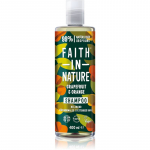 Faith In Nature Grapefruit & Orange Looduslik &scaron;ampoon normaalsetele kuni rasustele juustele 400 ml