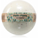 Folk & Flora Eucalyptus Vannipomm rahustavate efektidega 130 g