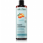 Folk & Flora Sea Buckthorn Taastav &scaron;ampoon kahjustatud ja v&auml;rvitud juustele 400 ml