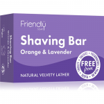 Friendly Soap Shaving Bar Orange & Lavender Looduslik seep raseerimiseks 95 g